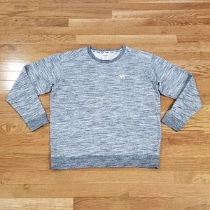 Pink gray crewneck sweatshirt S